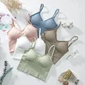 U-shaped Back Bra Tube Top Women Crop Top Daisy Pattern Sexy Lingerie Bra Sports Fashion Street Top preview-1