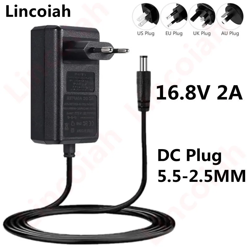 EU/US Plug 4S 16.8V 2A AC Charger For 18650 Lithium Battery 14.4V 4 Series Lithium li-ion Battery Wall Charger 110V-240V-animated-img