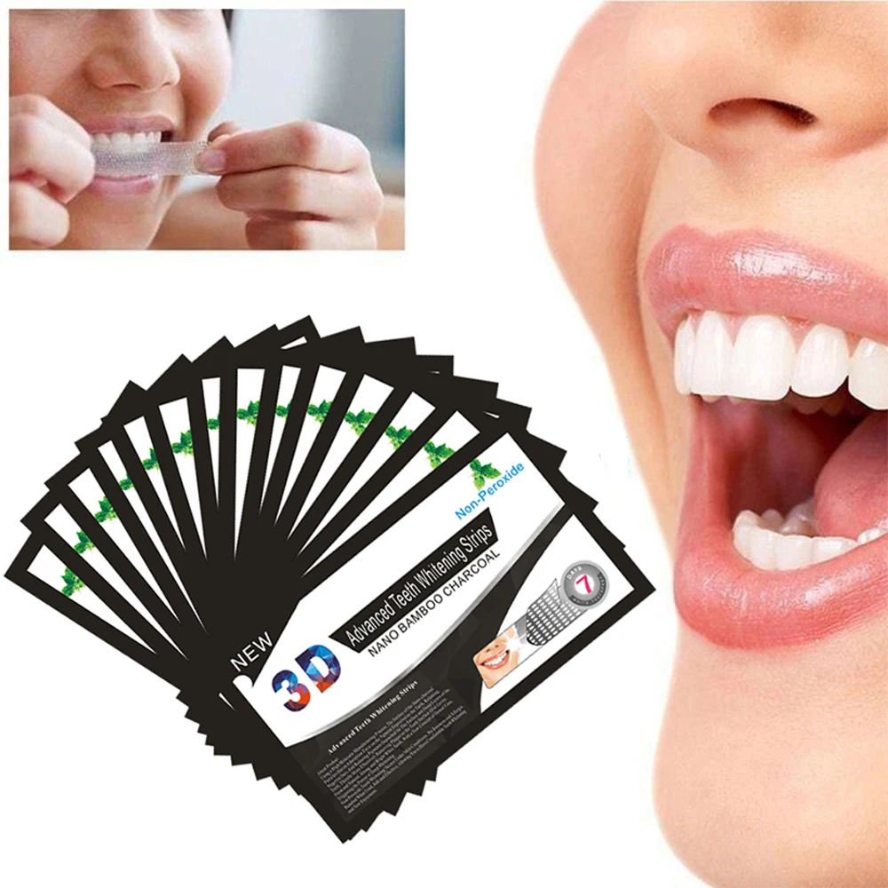 crest white strips charcoal mint