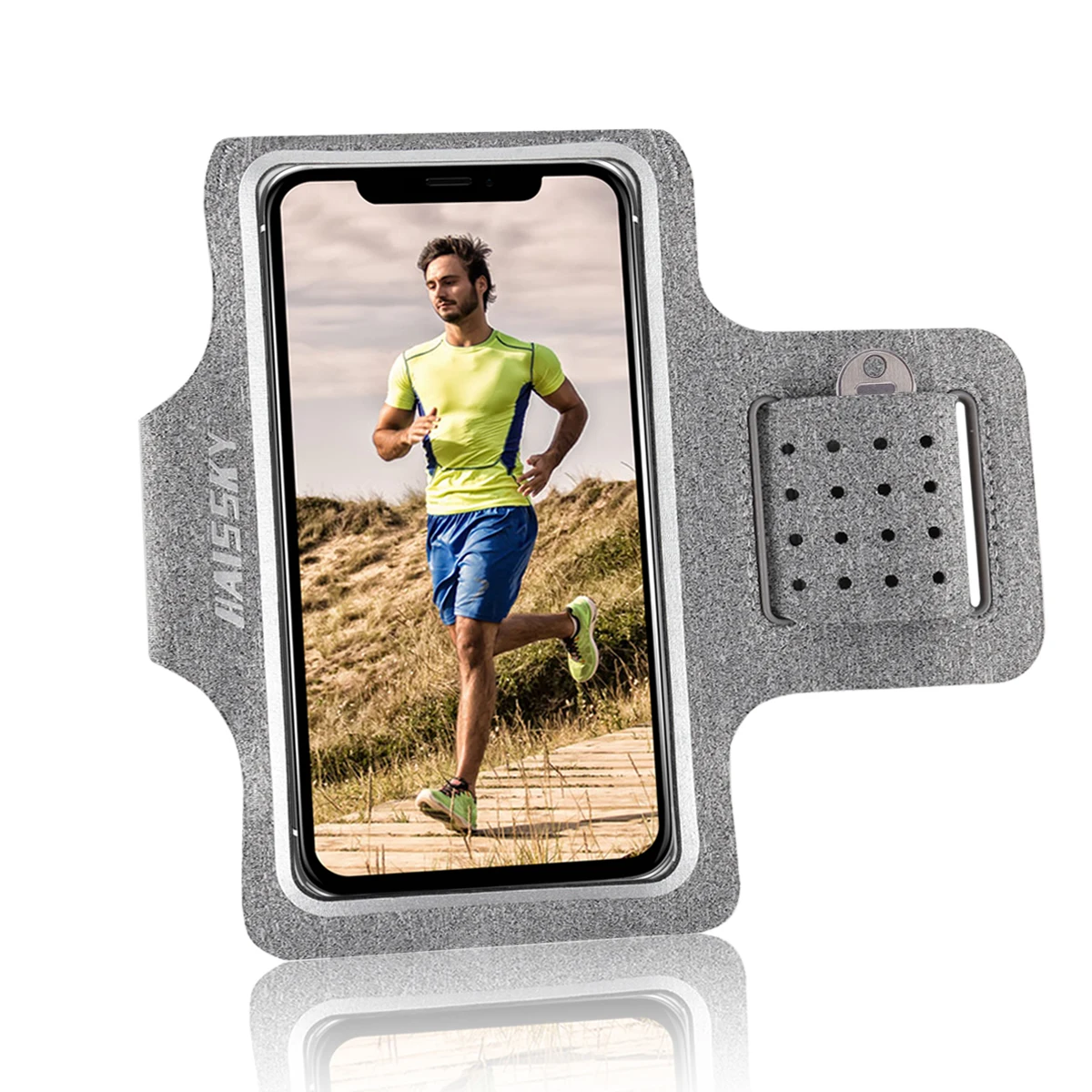 HAISSKY Running Sport Armbands For iPhone 13 12 Pro Max 11 10 X XR XS Belt On Hand Arm Phone Bag Pouch For Samsung Xiaomi POCO