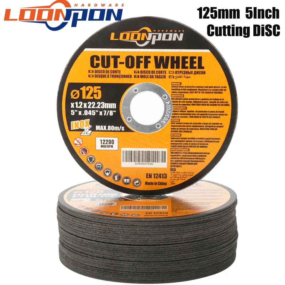 125mm Metal Cutting Discs 5inch Cut Off 
