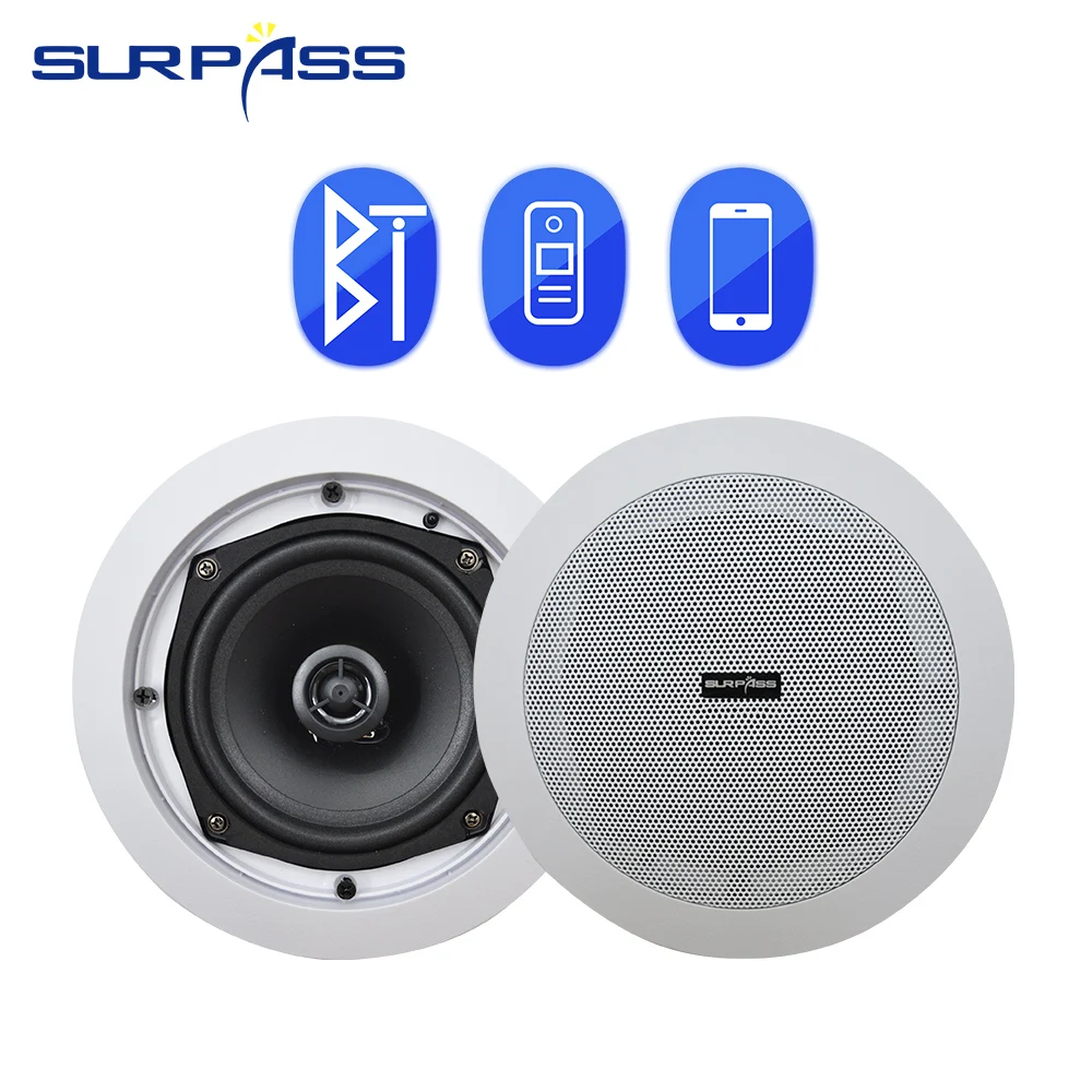 ceiling speaker with built in amplifier