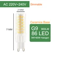 G9 86LEDs Dimmable
