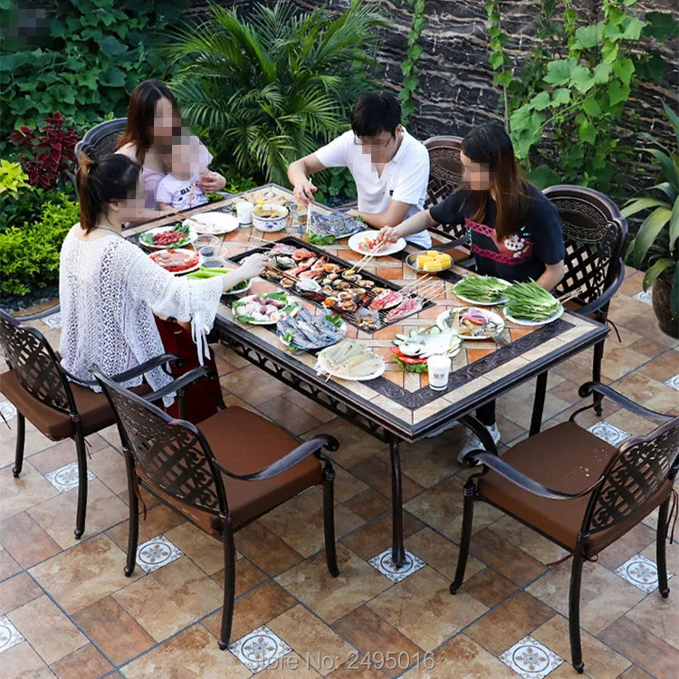 garden table without chairs