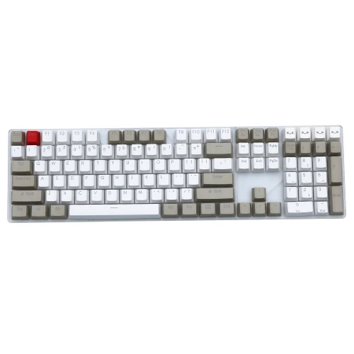 white grey keyboard