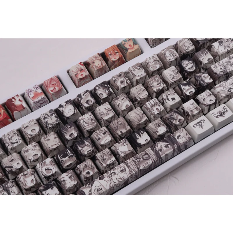 dye sub keycaps anime