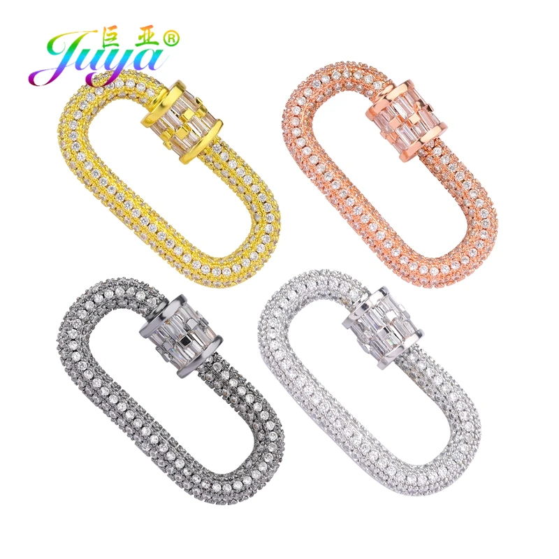 Αγορά Χάντρες και κατασκευή κοσμημάτων  Juya DIY Pendant Carabiner Clasps  Supplies Decorative Fastener Screw Lock Clasp Accessories For Luxury  Needlework Jewelry Making