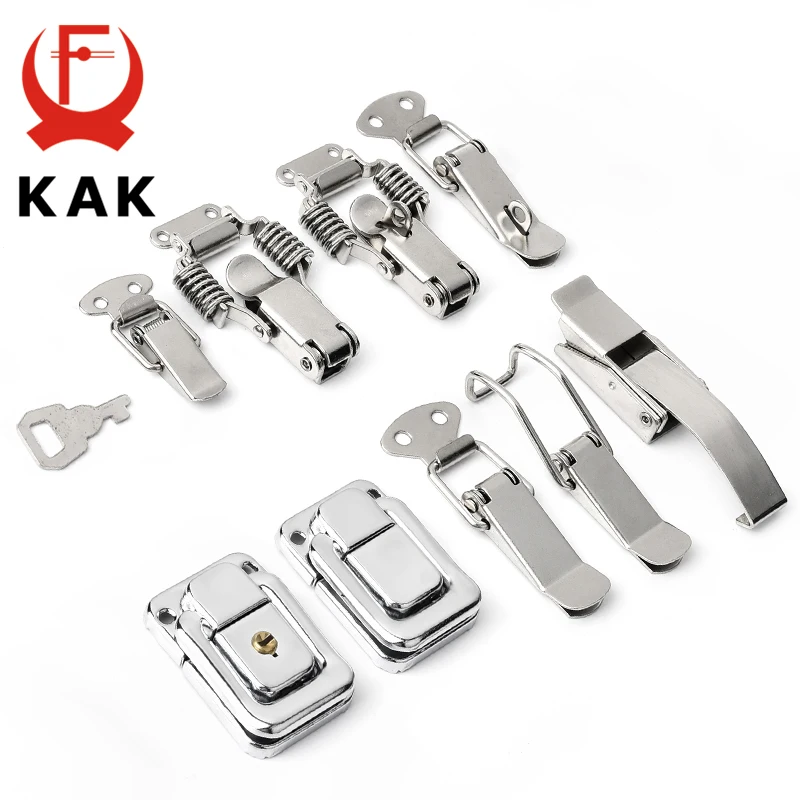 2PCS Snap Lock Toggle Latches Spring Loaded Clamp Clip Case Box Latch Catch  Toggle Tension Lock