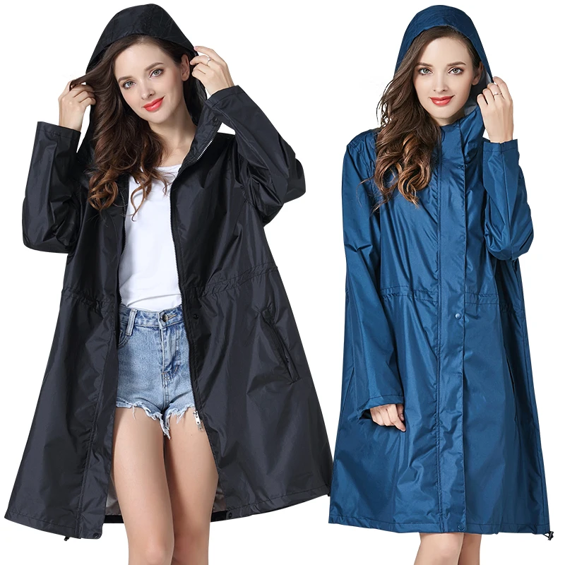 women's waterproof raincoat with hood stylish
