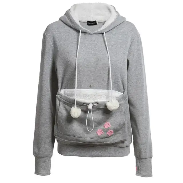 mens pet pouch hoodie