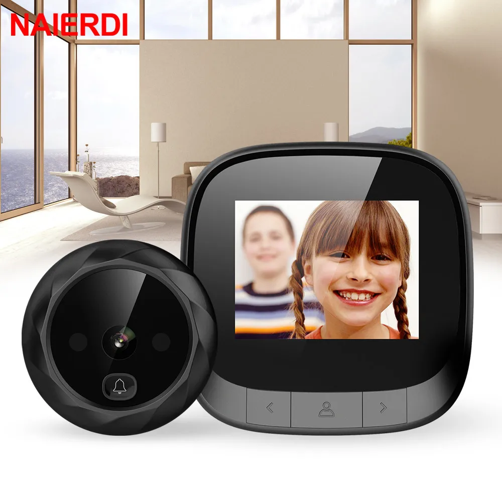 Купить Скобяные изделия | NAIERDI Digital Door Viewer 2.4" LCD Screen ...