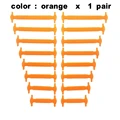 Orange  shoelaces
