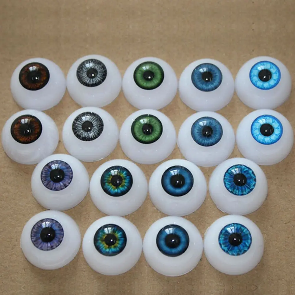 1Pair Acrylic Plastic Eyeball Reborn Doll Accessories Doll Safety Eyes Puppet Making Dinosaur Eyes Soft Toy DIY Crafts Accessory-animated-img