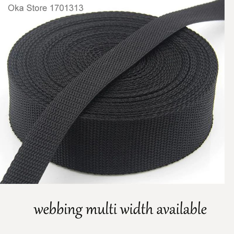 5Meters ArmyGreen Nylon Webbing Tape 20-50mm Ribbon Band Bag Backpack Strap  Safety Belt Decorative Material Sewing Accessories