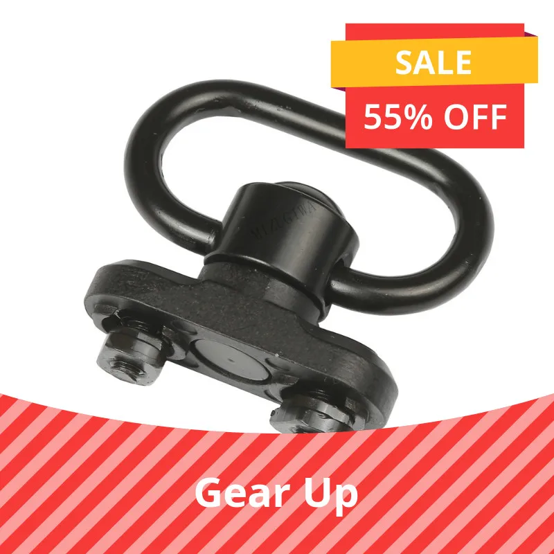 Купить Охота MLok QD Sling Swivel Stud Scope Mount Adapter Push