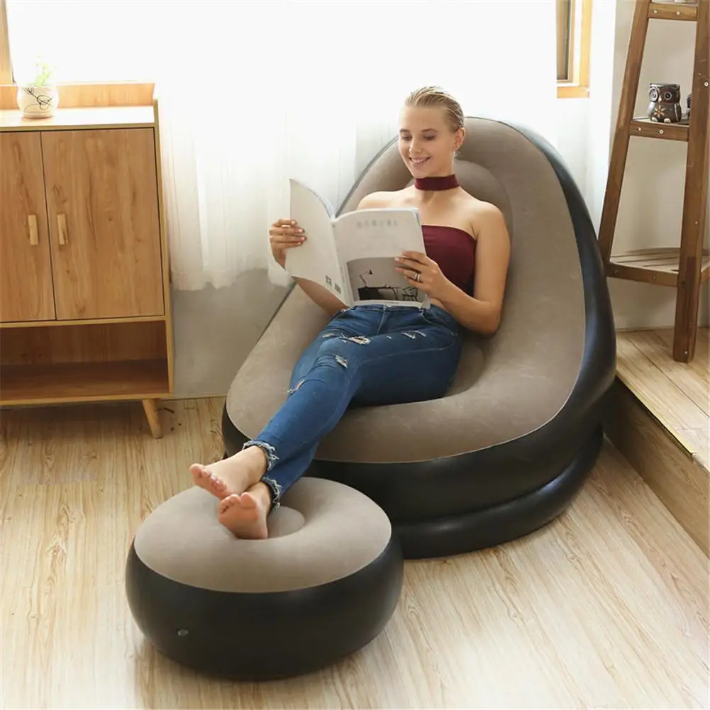 inflatable ottoman chair