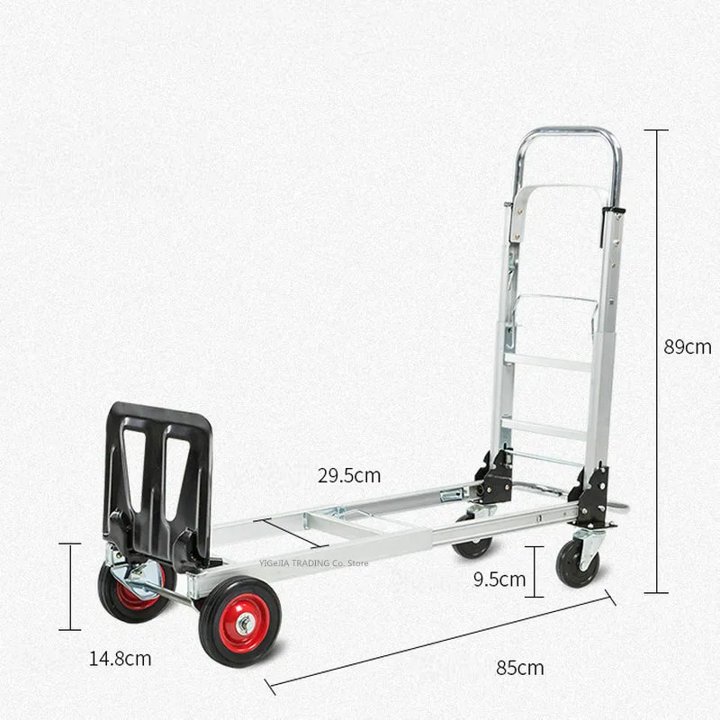 portable luggage cart with wheels