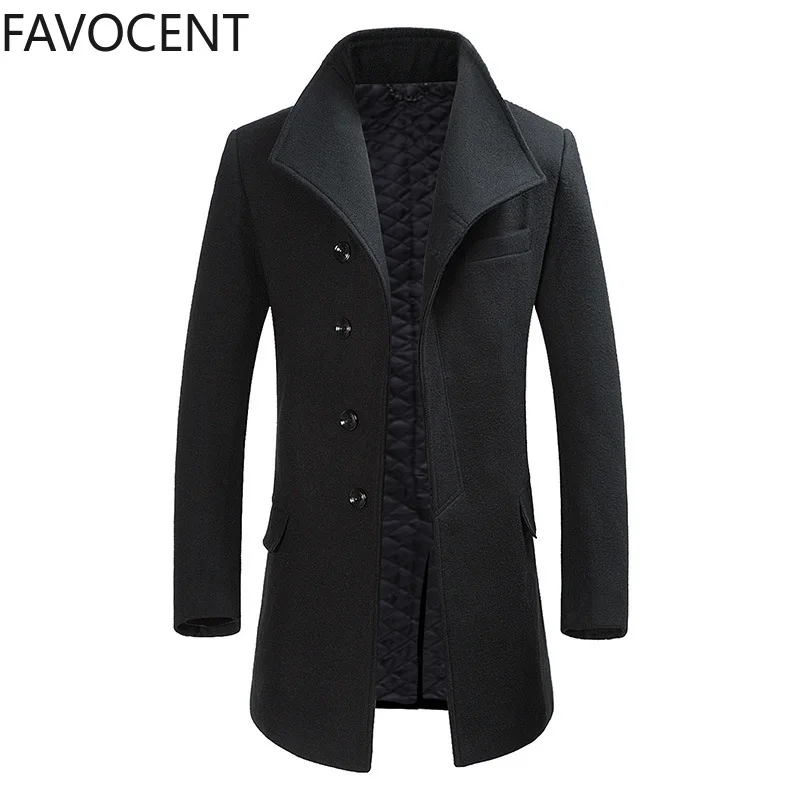 mens casual wool coats