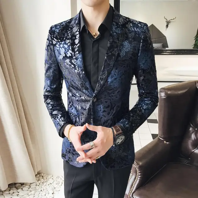 Business Jacket Casual Slim Men's 