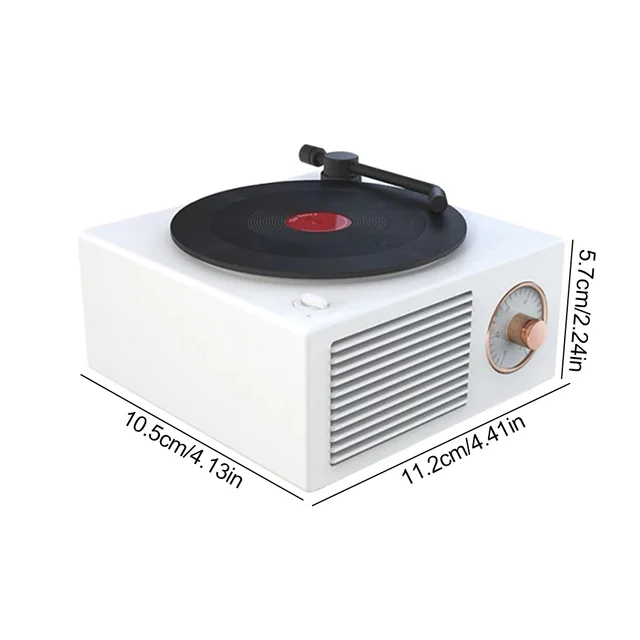 retro turntable with speakers