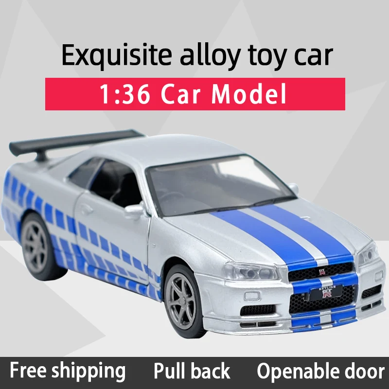 gtr r34 toy car