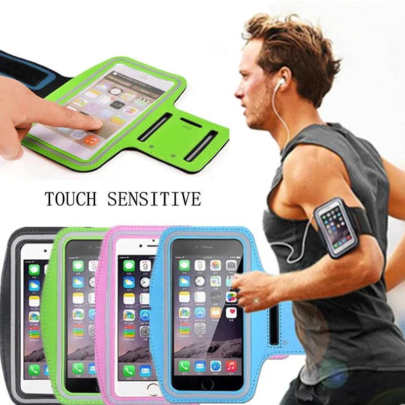 Mobile Phone Armband Sport Case 5.5inch Phone Fashion Holder For On Hand Smartphone Handbags Gym Running Phone Bag Arm Band Case-animated-img