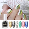 BORN PRETTY Black White Nail Stamping Polish Varnish Gold Silver Nail Art Plates Stamp Oil For Nails Design Spring Series 7ml preview-1