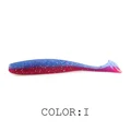 2021 NEW  Soft Lures 5CM 7.5CM 10CM  Baits Fishing Lure Leurre Shad Double Color Silicone Bait T Tail Wobblers preview-2