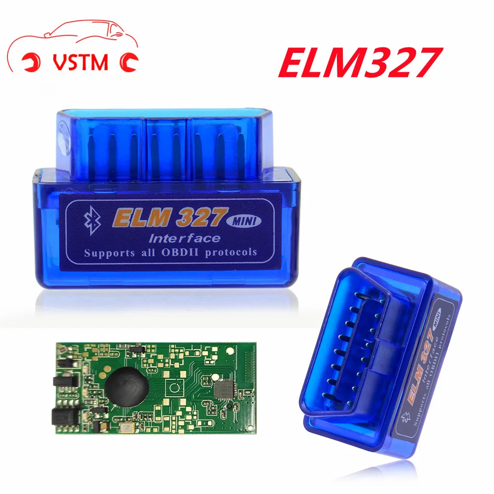 VSTM Latest Version Car Diagnostic Scanner Super Mini ELM327 Bluetooth V2.1 OBD2 Elm 327 For ODB2 OBDII Protocols-animated-img