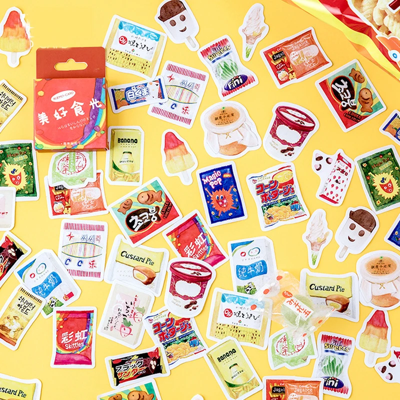 40pcs Creative Cute Self-made Japan Food Tasty Stickers