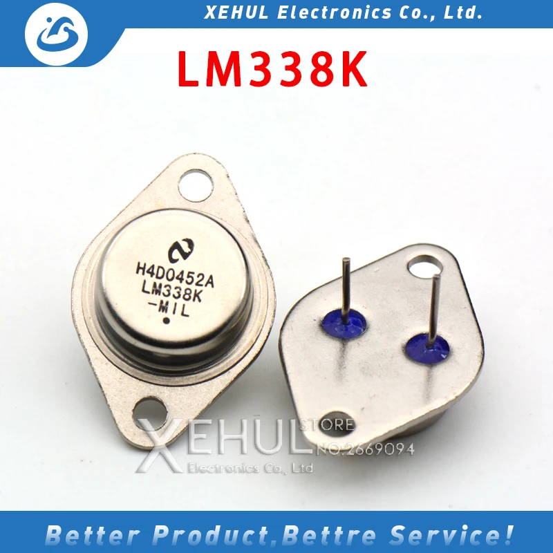 10pcs LM338K LM338 Voltage Regulator 5A 1.2V to 32V in 