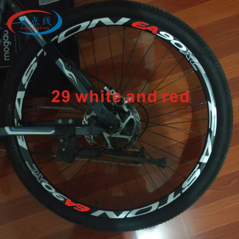 קנו אופניים  wheel set stickers bike 26 / 27.5/29 inch wheels mountain  bike wheel rim sticker bike stickers rims Reflective decals radium MTB