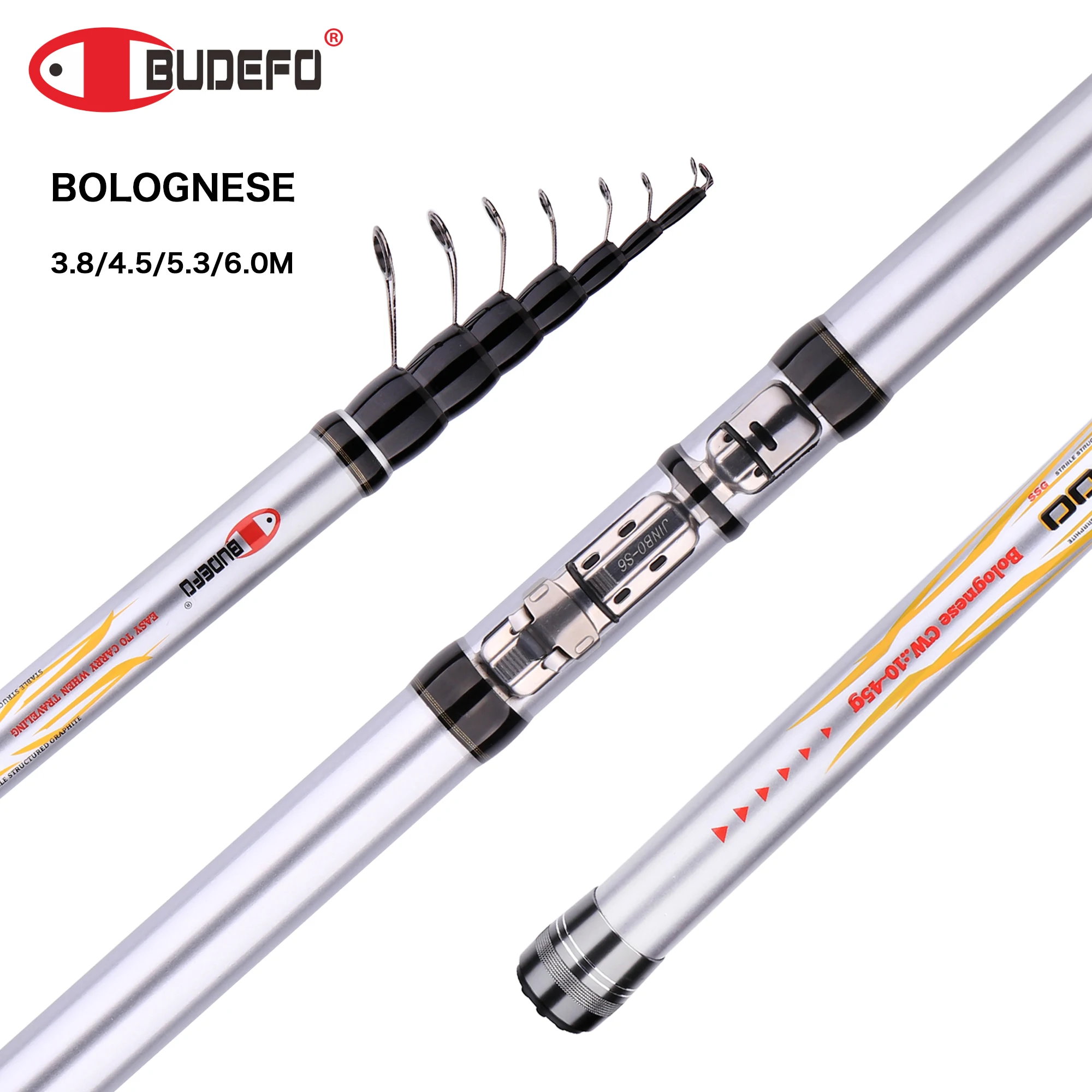 Fishing Rods Telescopic Bolo 4/4.5/5/6M Trout Travel Ultra Light