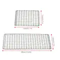 2Pcs Stainless Steel Camping Grill Barbecue Wire Mesh BBQ Grill Mat Cooking Grid for Outdoor Camping Grill preview-4