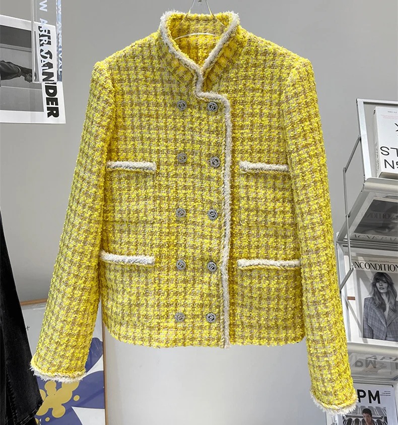 High Quality Runway Women Tweed Jacket 