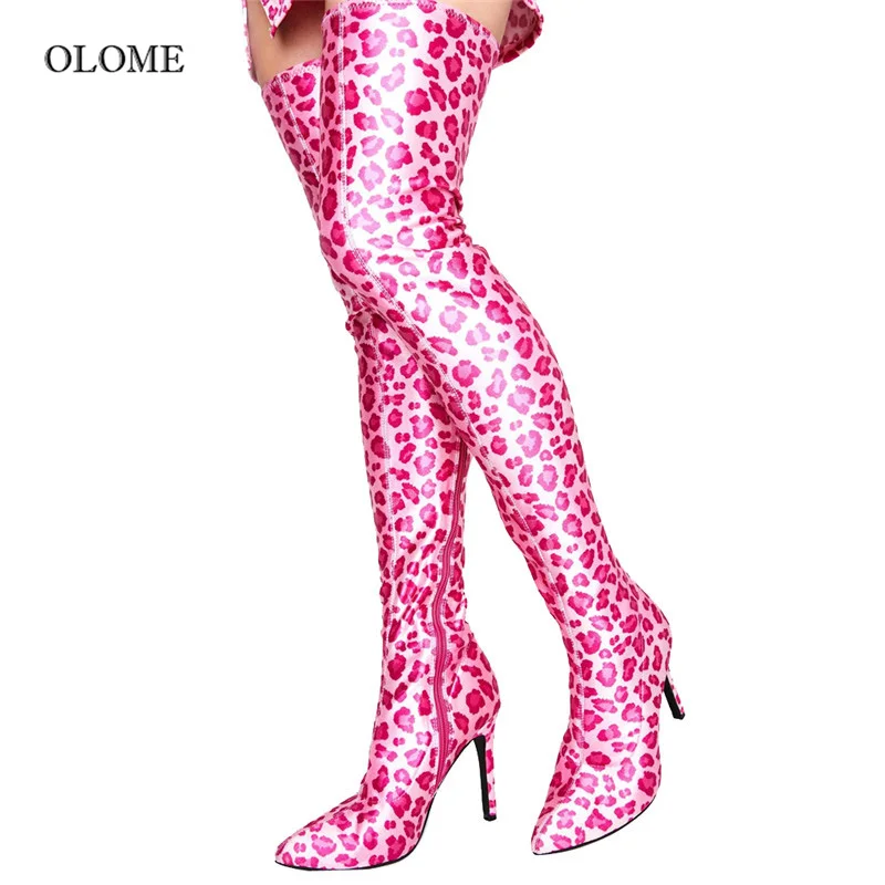 Knee Boots Woman Runway Shoes Ladies