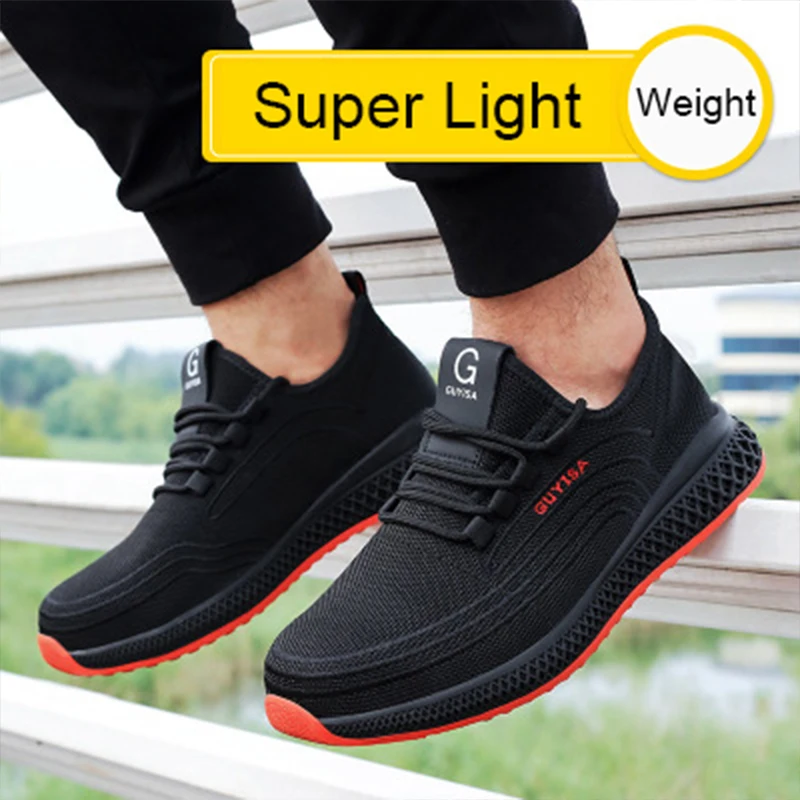 Safty Shoes Men Work Boots Light 