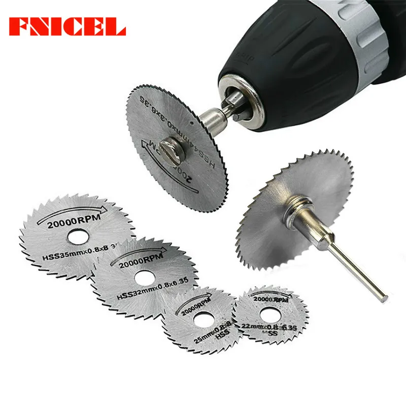 7pcs Mini HSS Circular Saw Blade Rotary 