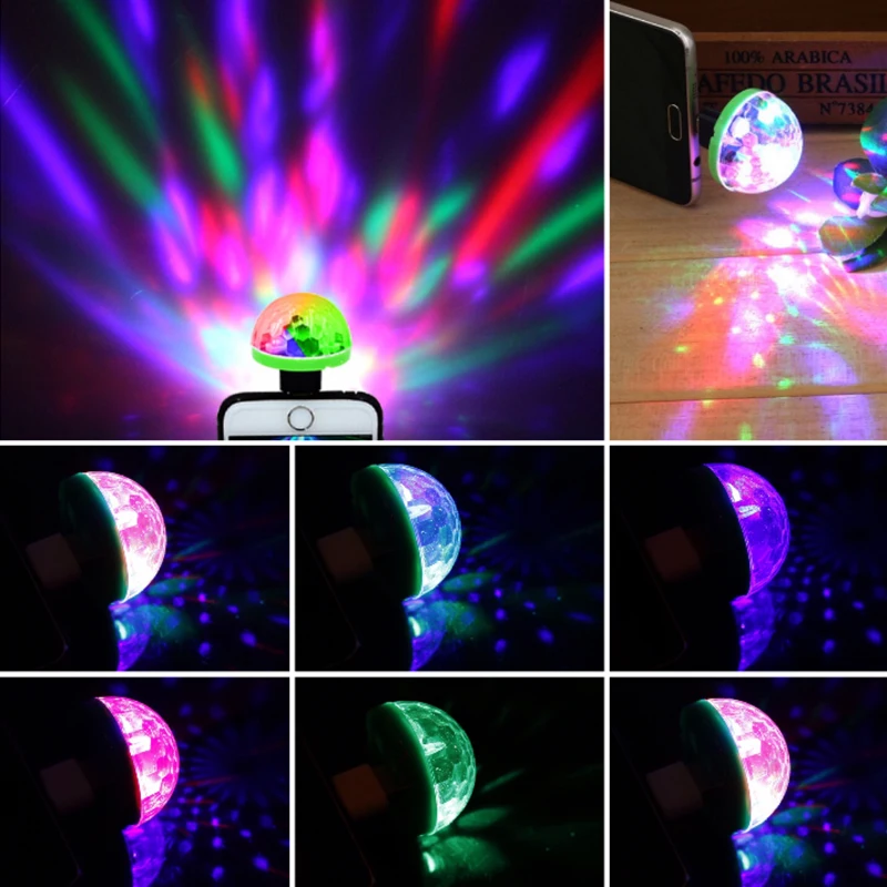 usb led disco light