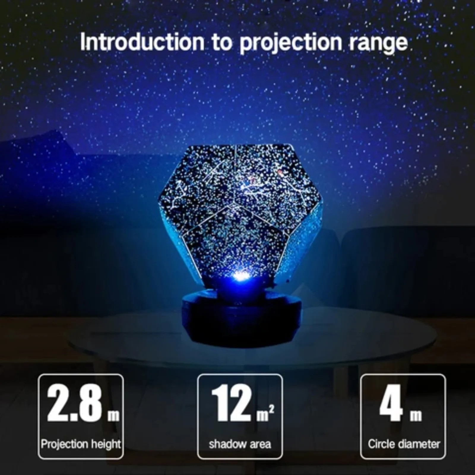 60000 stars projector