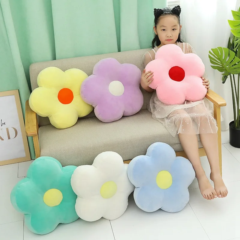 flower plush chair