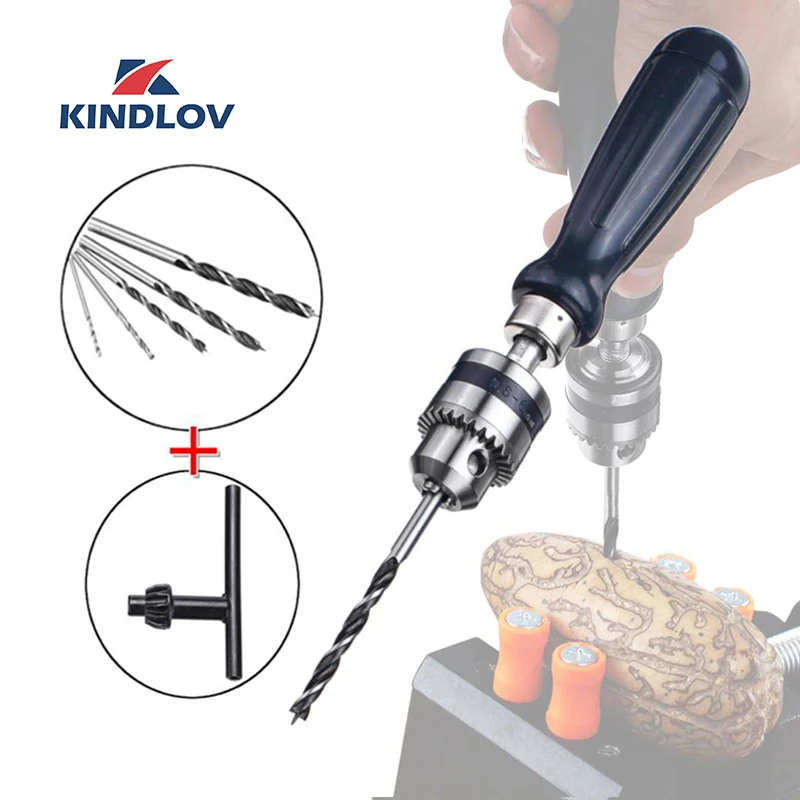 KINDLOV Hand Drill Manual Twist Drill 