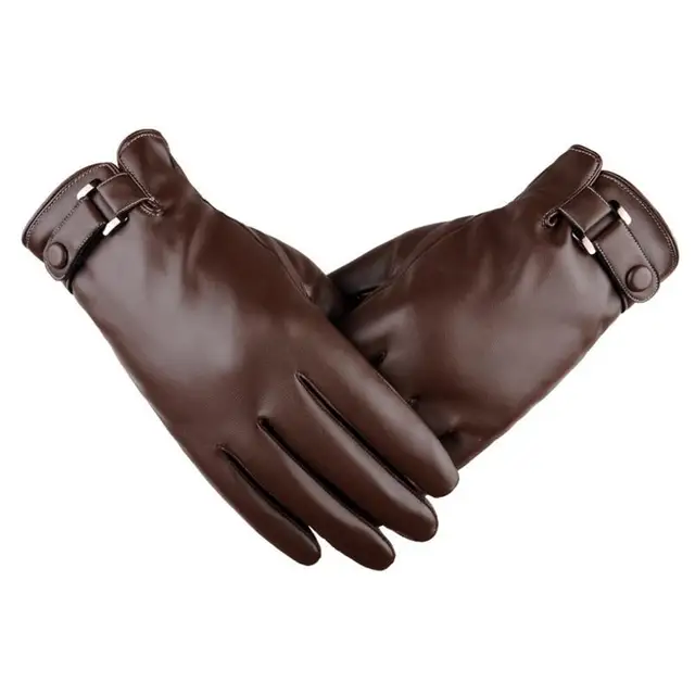 thin warm leather gloves