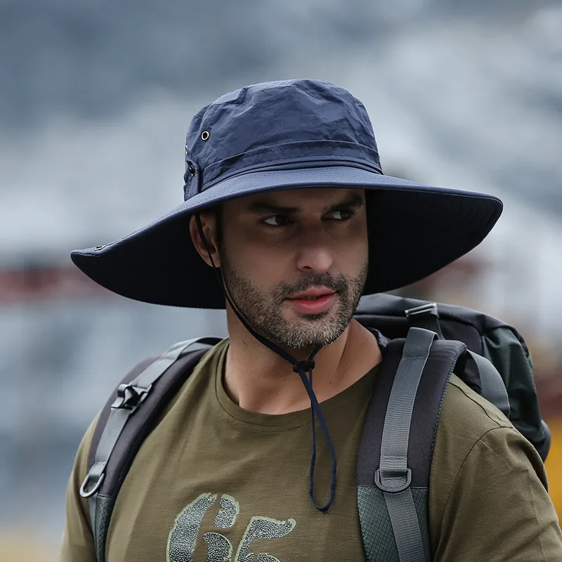 CAMOLAND Summer Wide Brim Sun Hats Men 