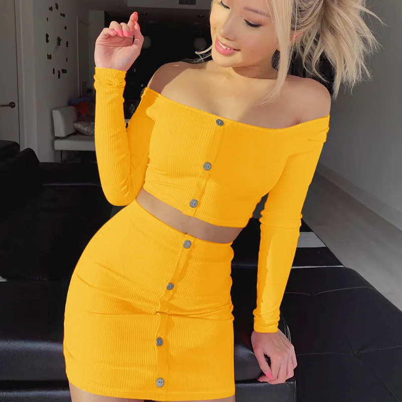 2020 New Long Sleeve Backless Dress Two 