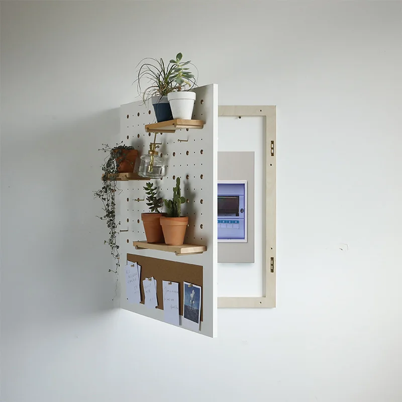 Acquistare Home Storage E Organizzazione Meter Box Decorative Frame Distribution Box Electric Switch Box Cover Hole Plate Wall Decoration Creative Plant Rack