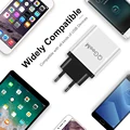 QGEEM 3 USB Charger Quick Charge 3.0 Fast USB Wall Charger Portable Mobile Charger QC 3.0 Adapter for Xiaomi iPhone X EU US Plug preview-5
