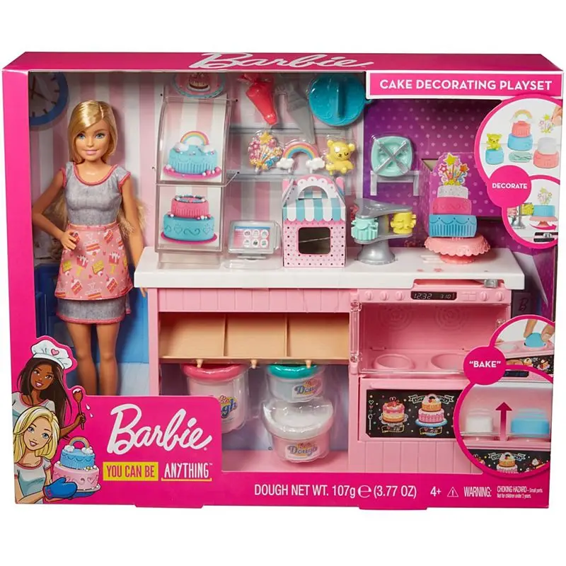 barbie cake kitchen set