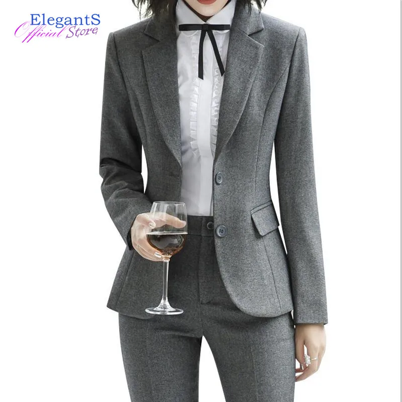 all black pants suit womens