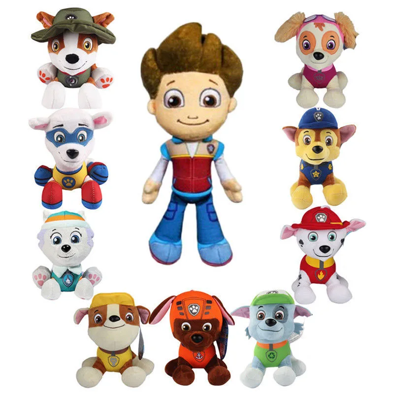 paw patrol tracker plush